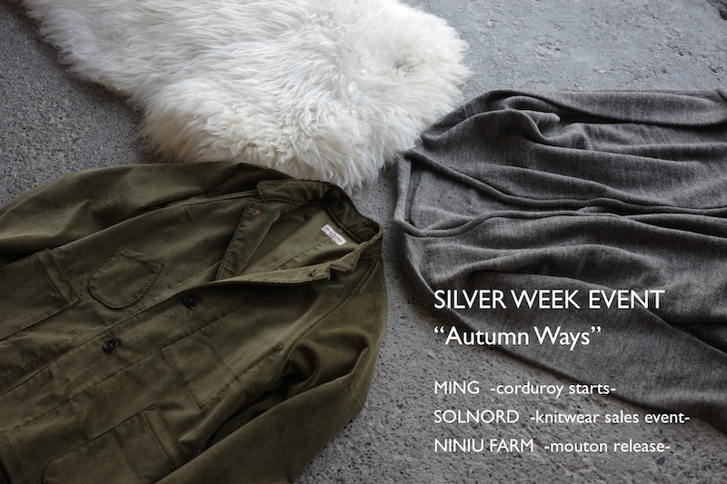 SILVER WEEK EVENT “Autumn Ways”